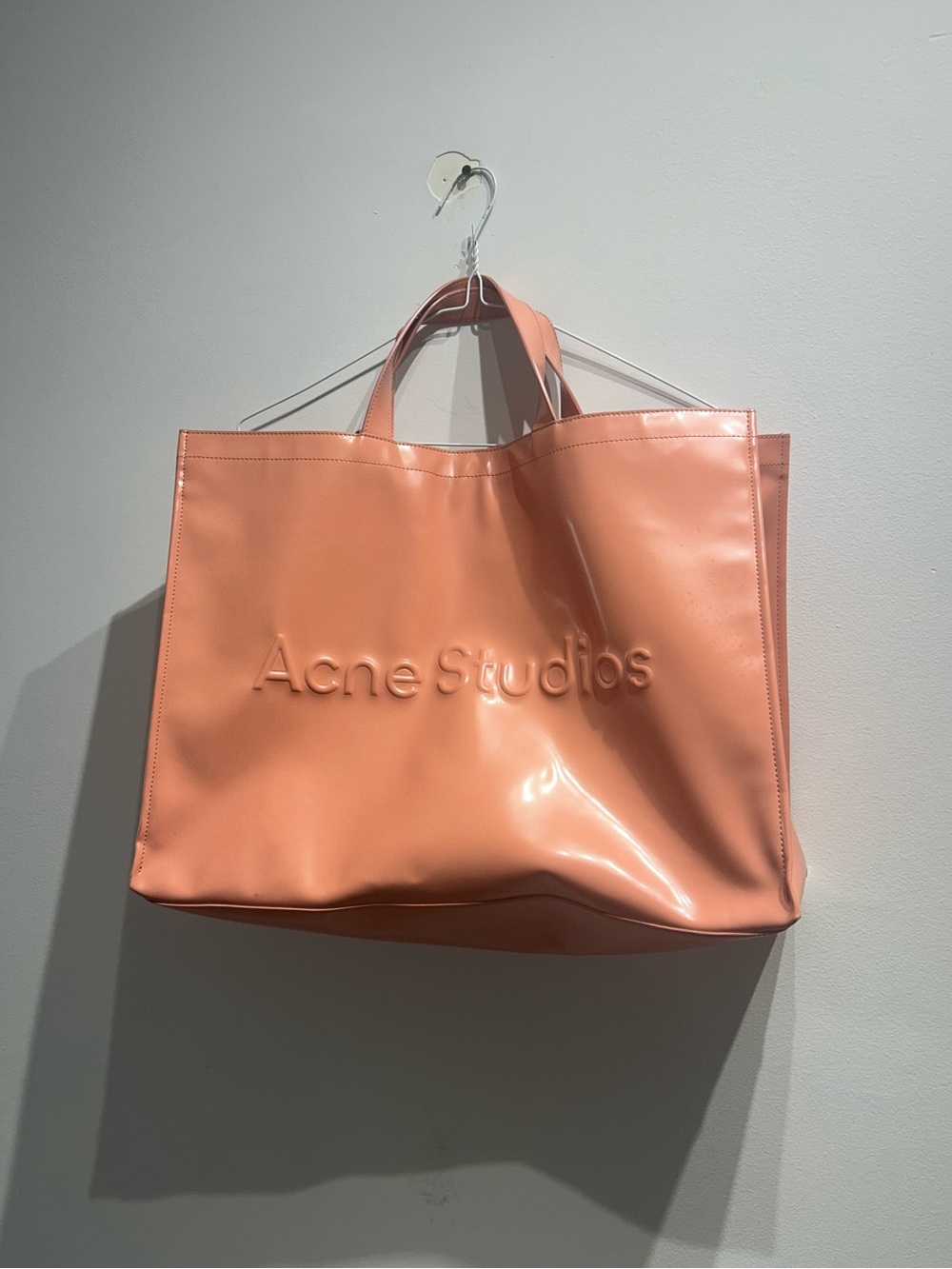 Acne Studios Tote Bag Salmon Pink
